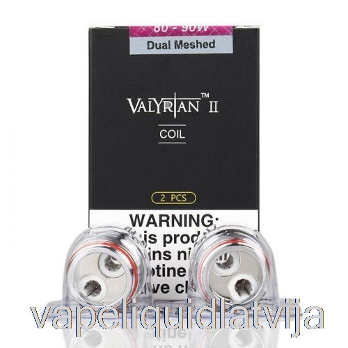 Uwell Valyrian Ii 2 Rezerves Spoles 0.14ohm Un2-2 Dual Mesh Spoles Vape šķidrums